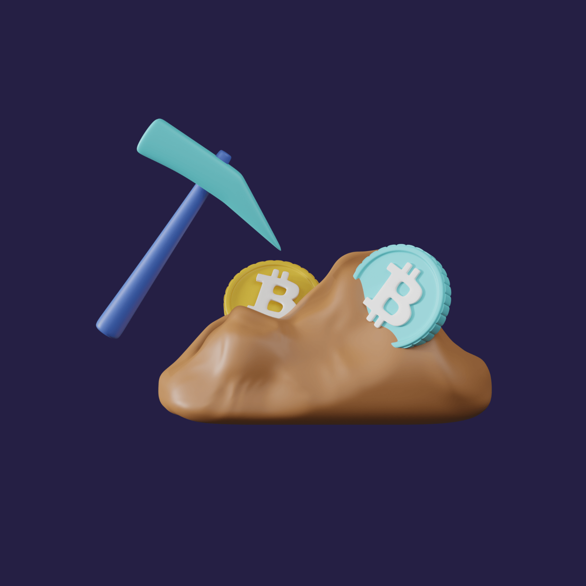 bitcoin-mined-with-hammer