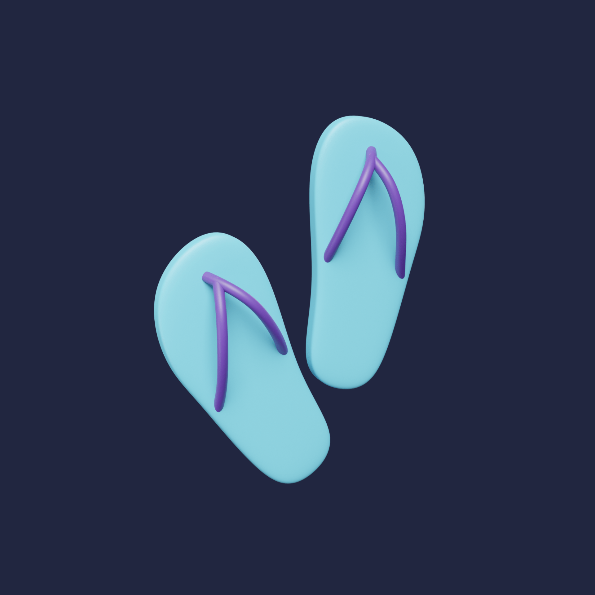 slippers-3d-object