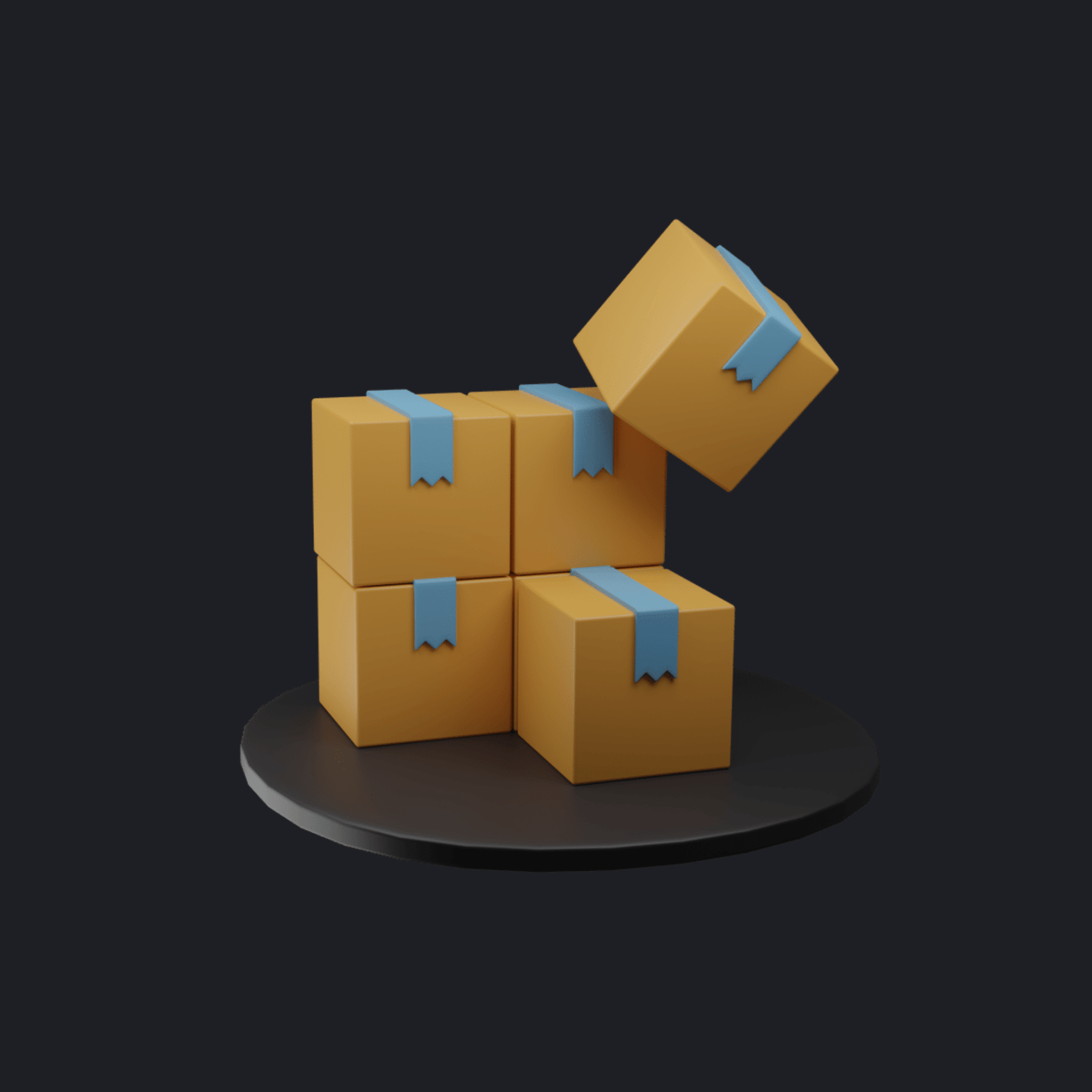box-falling