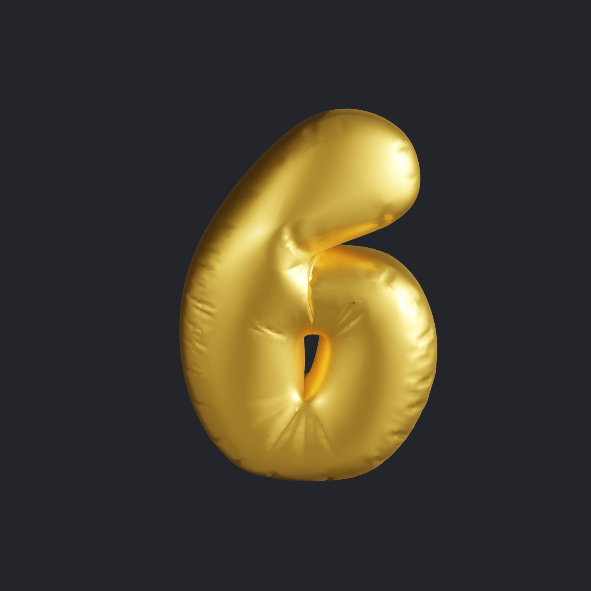 golden-party-balloon-number-6