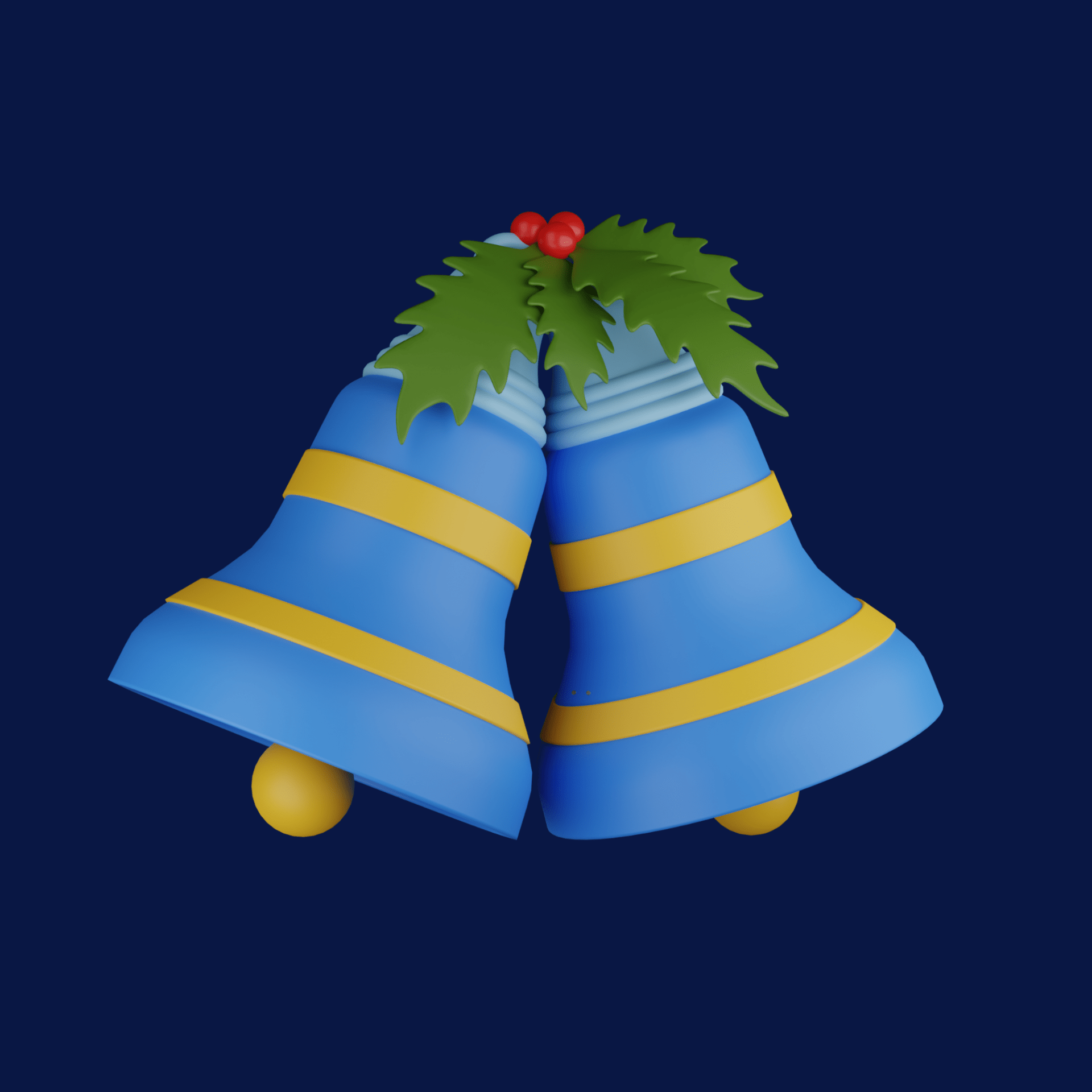 bell-and-mistletoe-3d-icon-leaf-party-christmas-bell-christmas-tree-celebration-xmas-holiday-winter-season-cold-weather-marry-christmas-santa-snowflake