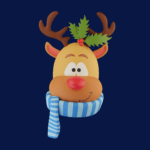 Christmas Reindeer 3D Icon from Winter 3D Icon Pack