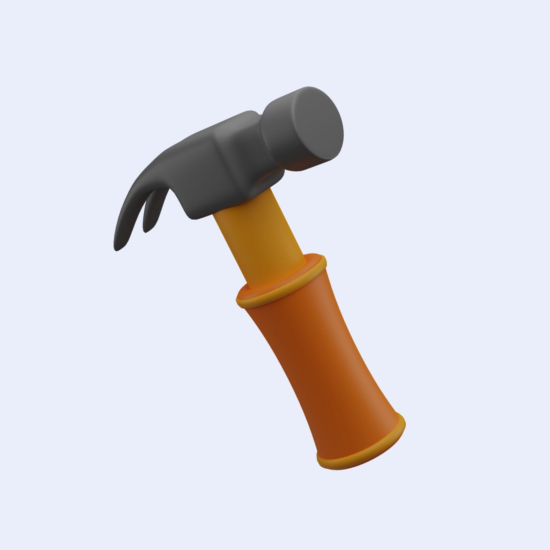 construction-hammer-tool-labour-tools-equipment-3d-icon