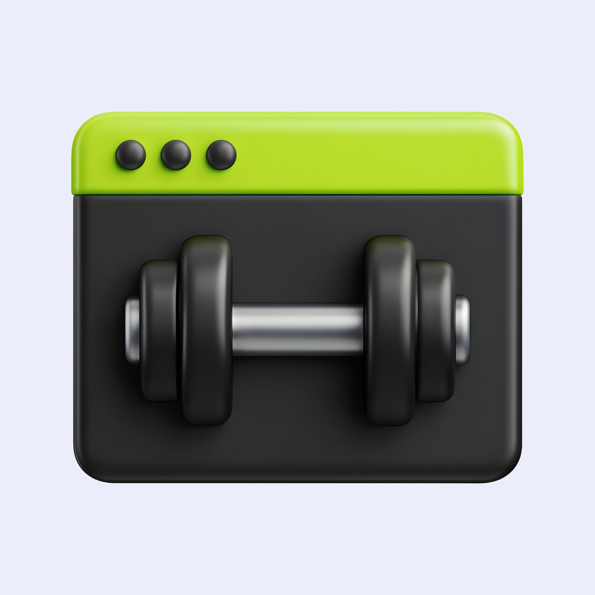 fitness-app-3d-icon