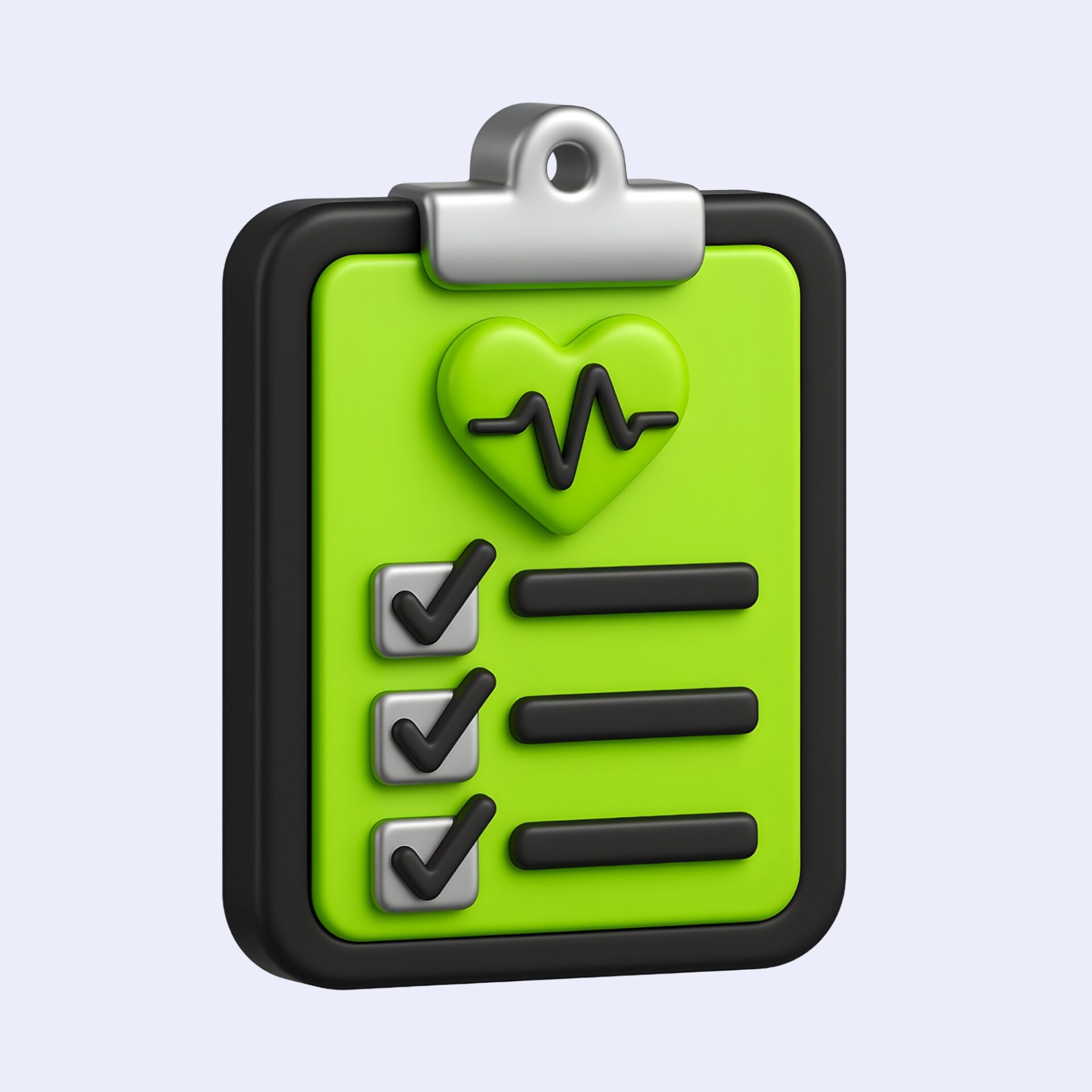 health-checklist-3d-icon-fitness-plan-3d-icon