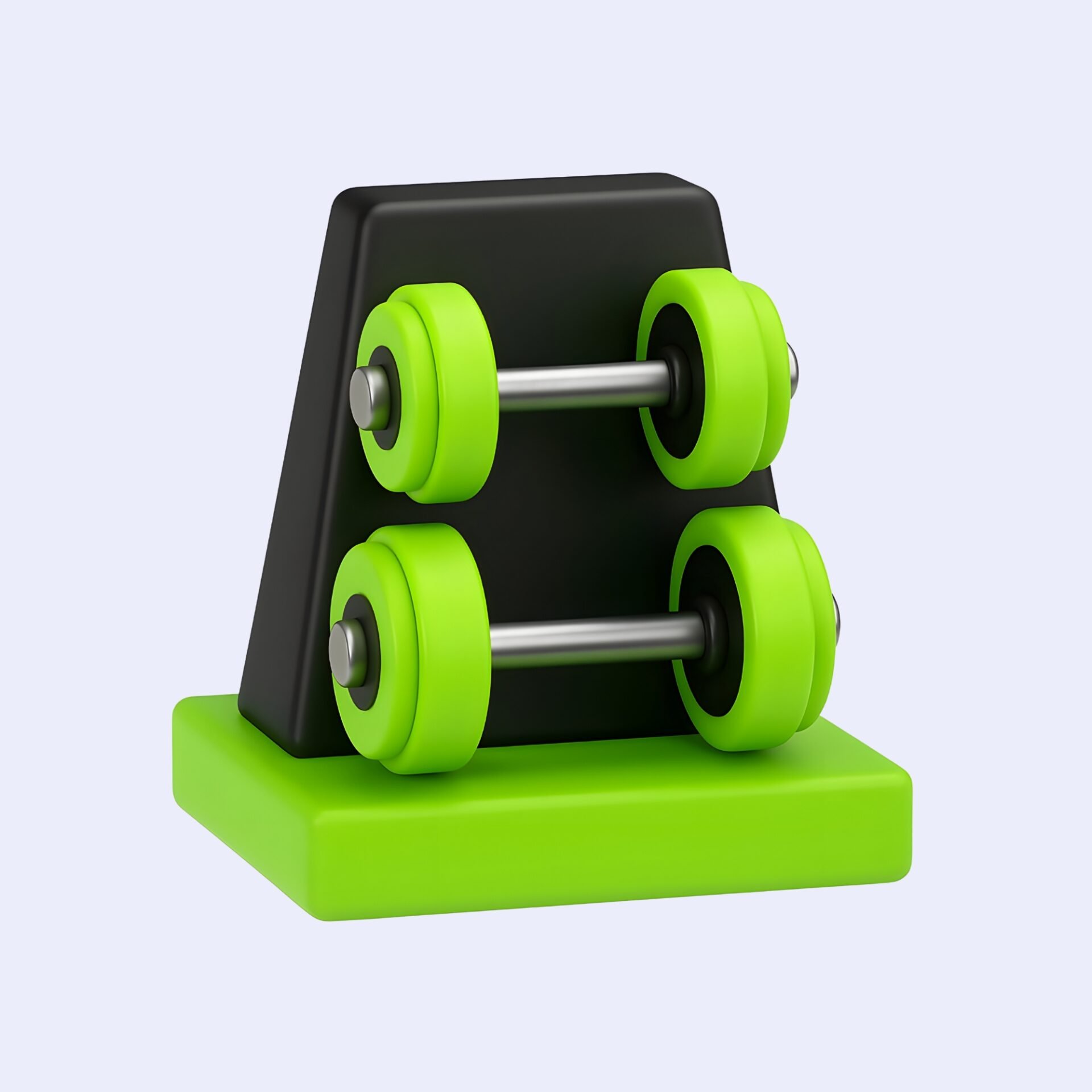 gym-dumbbell-rack-3d-icon