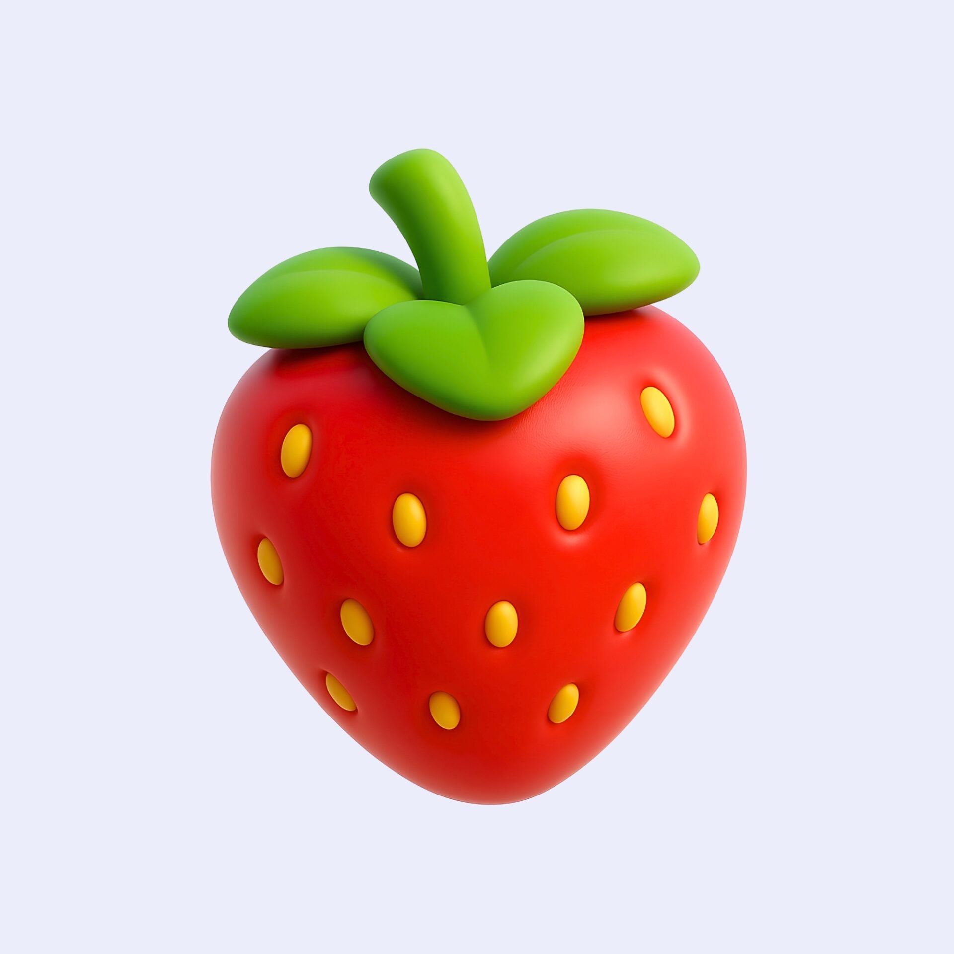 strawberry-3d-icon