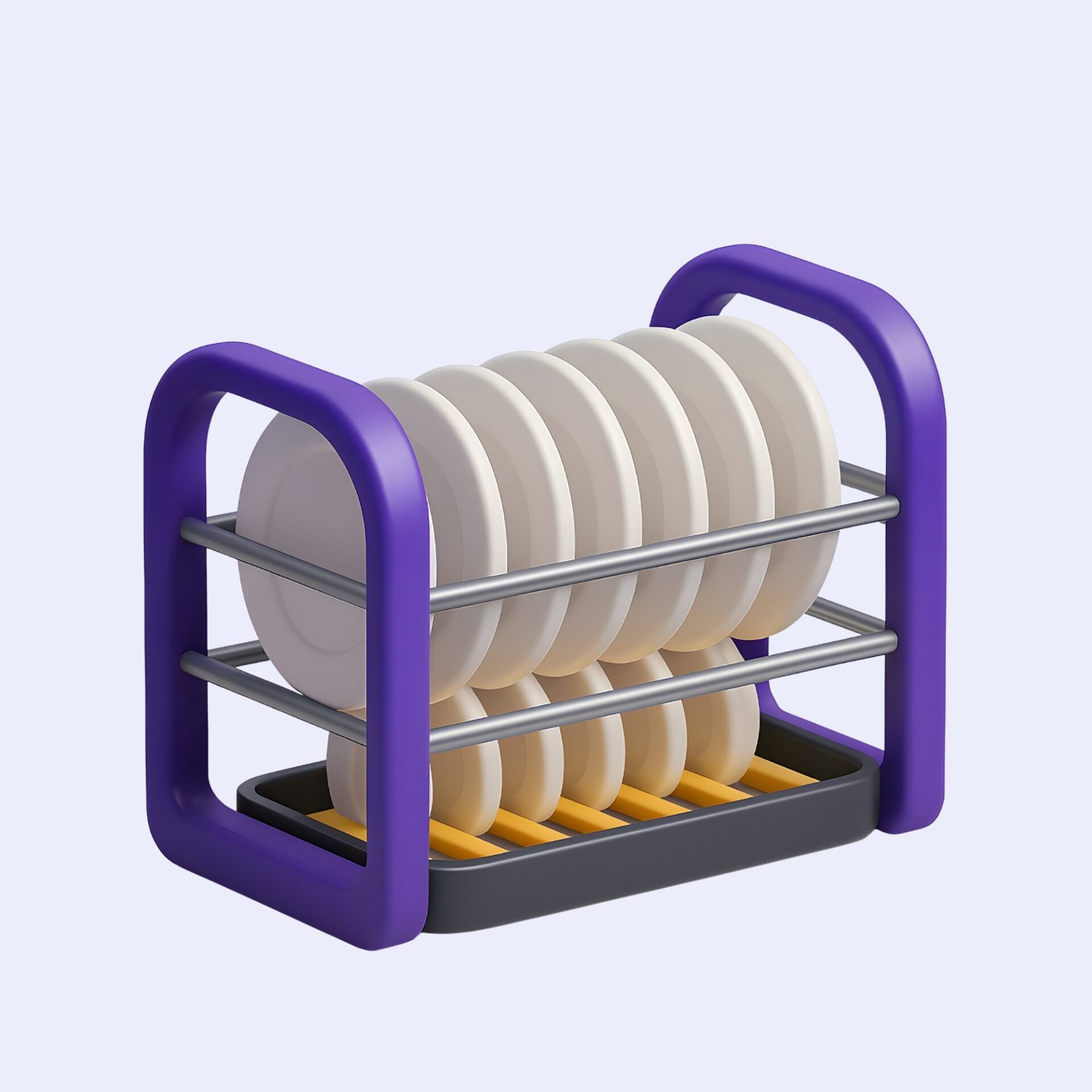 dish-rack-3d-icon