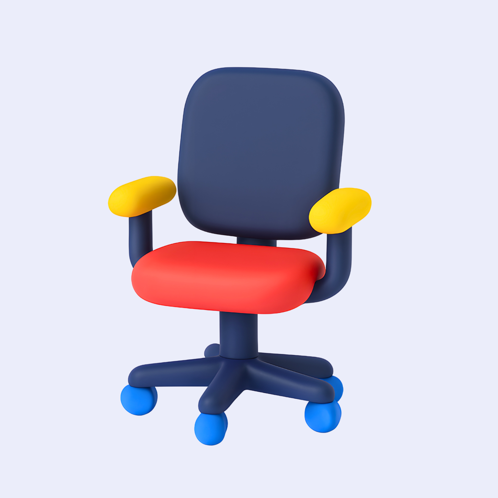 office-chair-3d-icon