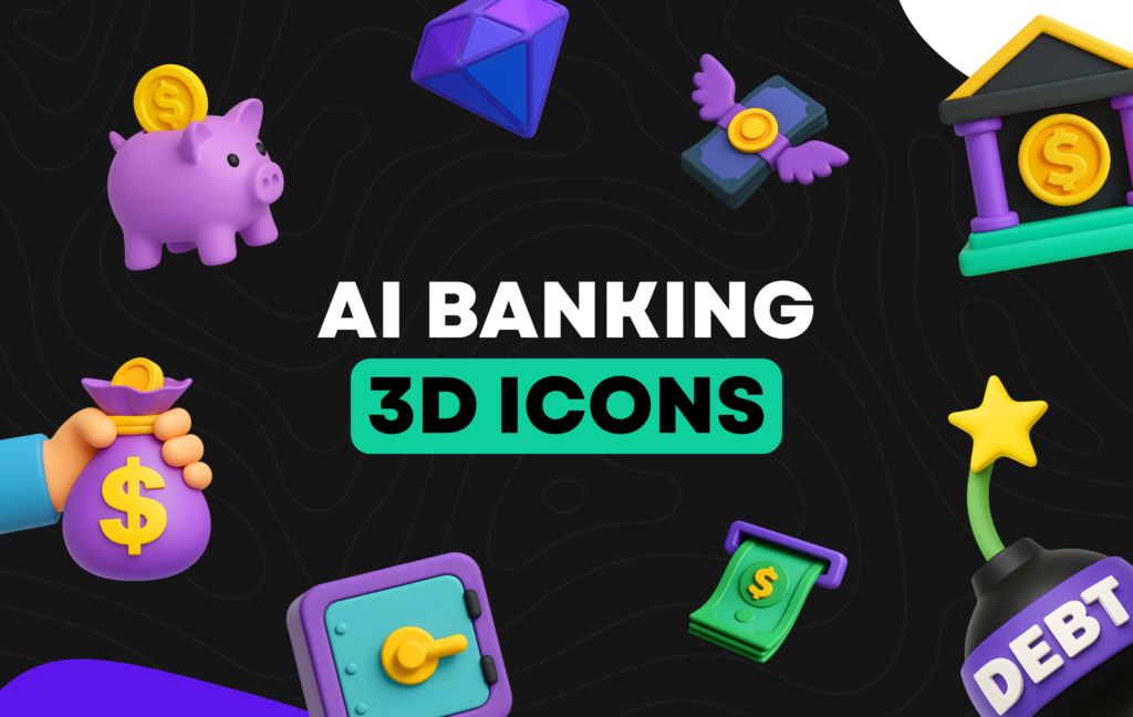 AI Finance & Banking 3D Icons